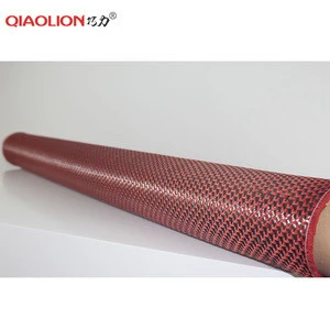QIAOLION Two Way 270g Hybrid Fabric Aromatic Carbon Blended Cloth High-Strength Carbon Fiber Roll