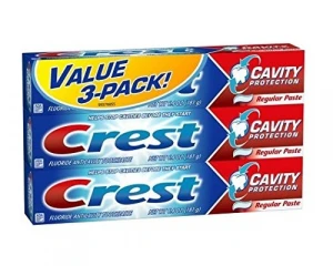 Quality Crest 3D White Toothpaste Brilliance White Bleaching Fluoride Anticavity Stain fighting