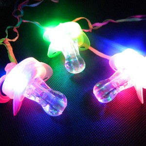 Quality Hot Selling Flashing Light Up Toy Led Pacifier