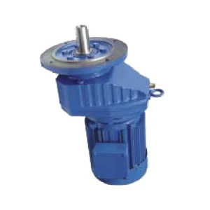 R series  Good Supplier electric motor Helical Gear box speed reducers equip with flange and Single-stage transmission