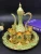 Import Ramadan Kareem Gifts Arabic Design Promotional Products Homedecorationion Golden Rron Kirsite Teapot set from China