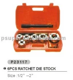Ratchet die stock