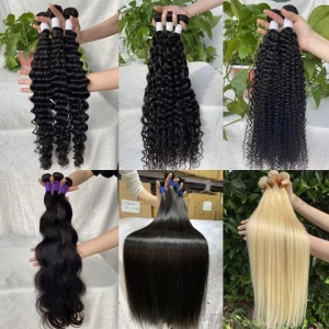 Raw virgin vendors in bulk wholesale brazilian human hair weave bundle, 6d bundles 100% 40 inch brazilian human hair extension