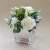 Import Real Touch Faux Green Leaves Rose Flower Mixed Silk Floral Arrangement Succulent Plants Artificial With Pot from China