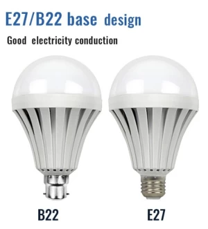 Rechargeable Emergency 5w 7w 9w led lamp E27 led bulb light