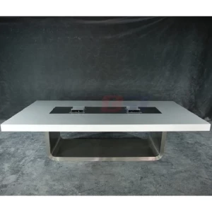 Rectangle Long Modern Meeting Room Table Design Office Conference Table