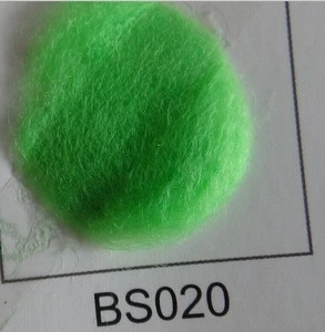 Recycled Polyester Fiber Green 1.5D38MM USED FOR SPINNING