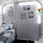 Red Inflatable Capsule Portable Single Accommodation Glamping Box Holtel Tent House