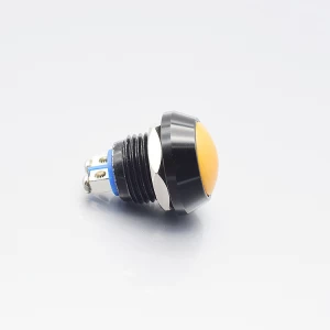Red/Blue/Yellow/Green big around head  12mm push button switch normally-open doorbell switch