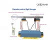 Remote control hydroponics lighting reflector hanger lifter