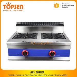 Restaurant equipment commercial gas stove, gas burner for cooking, 3 burner gas cooktop