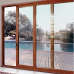 RG120 Sliding Door Good Price Aluminum Profile good lighting Suitable for various house types Sliding Doors