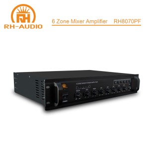 RH-AUDIO Mixer Amplifier Used in Multizone Audio System for Hotel Room BGM
