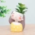 Import Roogo Hot sale garland girl shape mini flowerpots nursery pots from China