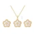 S-291 Xuping multi designs 24k stainless steel gold plated jewelry set