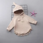 S33743W 2017 Fall winter 1-4 years baby knitted cashmere sweater baby soft Pullover sweater