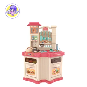 Safe and reliable mini kitchen toy sets plastic with Realistic Lights and Sounds toy kitchen baby kitchen set toy