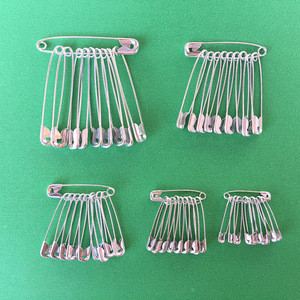 Safety Pins Coiled Design with Nickel Plated Steel For All Types Of Fabrics and Clothing, Arts & Crafts Projects