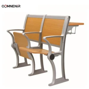 School Step Chair University Lecture Hall Metal Wooden Desk Chairs