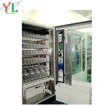 Self-services payment vending machine selling snacks and drinking automatically