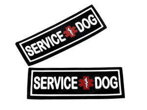 Service Dog POLICE SECURITY PVC PATCH Pet ESA MED Medic Patches for Harness and Vest Removable 3D Rubber Patch for Working Dogs