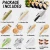 Import Set Of 11 Beginner&#39;s Bamboo Sushi Making Kit.Sushi Maker Set with Bamboo Rolling Mats,Sushi Mold,Bamboo Chopsticks,Etc. from China