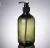 Import Shampoo & Body Wash Plastic Bottles in Brown & Green Color, PET Plastic Clear Bottles with Pump from China