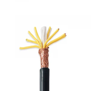 Shielded low voltage PVC insulated 1 Sqmm 8 core copper mesh braided instrument cable