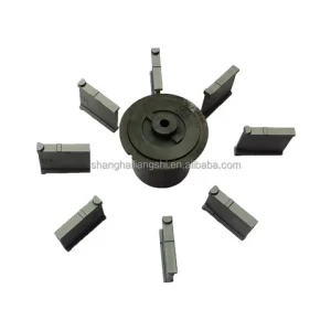 Shliangshi High quality  shot blasting machine  blasting wheel blade  control cage  impeller with Siemens motor EU standard