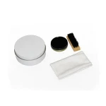 shoe polish set in tin box/shoe shine set/shoe cleaning kit