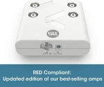 Signal Booster Aerial Amplifier for TV/Digital Freeview With Integrated 4G Filter - 4 Output