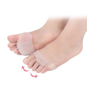 Silicone Gel Forefoot Pads Breathable Soft Protector Elastic Pain Relief Insole