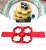 Import Silicone Non-stick Pancake Molds,  Pack Reusable Non Stick Egg Mold, Silicone Pancake Maker and Flipper for Kitchen from China
