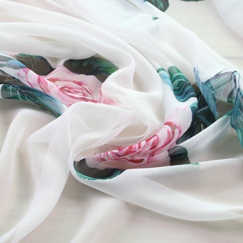 silk chiffon fabric printed fabric polyester chiffon fabric 100% polyester