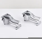 Silver Metal Manual Juicer Fruit Squeezer Juice Squeezer Lemon Orange Juicer hand Press Household Multifunctional Juicer