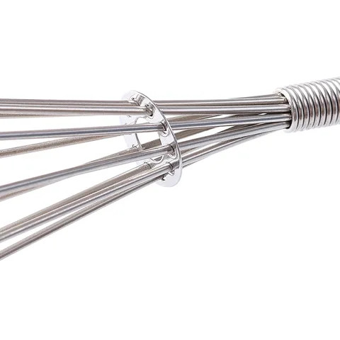 Buy Silver Metal Wire Kitchen Tools Stainless Steel Whisk Egg Beater ...