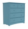 Simple designed Wholesale Solid wood MDF Bedroom furniture sets 5 Drawers Cabinet with Drawer Chest