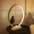 Import Simple Round Acrylic Table Lamp LED Dresser Decorative Lamp from China