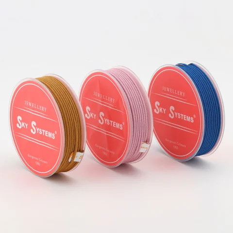 SKY ML221S 2mm Jewelry Cord Polyester Rope Cord Bracelet Braid Jewelry Accessories Necklace Material 81 Colors