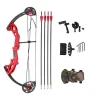 Small &amp; light Youth and beginner compound bow for target shoot or leisure  play with 18-28lbs