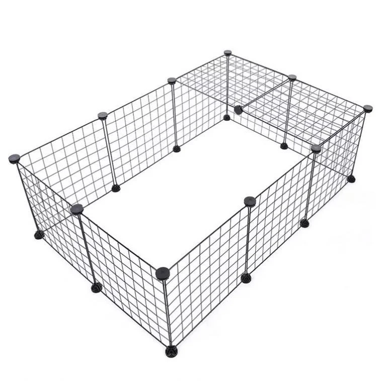 Small Dog Fences Pet Playpen DIY Freely Combined Animal Cat Crate Multi Functional Sleeping Playing Kennel House For Cat
