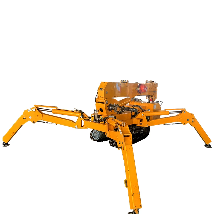 small mobile electric crane price 3 ton mini spider crane