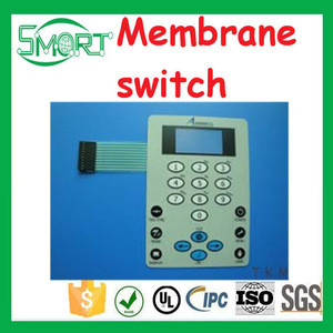 Smart Electronics custom prototype 2x2 waterproof single membrane switch /membrane keypad