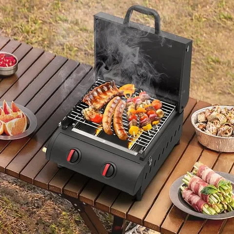 Bbq Grill Rosit Buy Smokeless Portable Roaster Rotisserie Bbq Barbecue Gas Kebab Grill ...