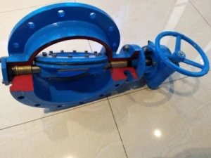 Soft Seal Double Eccentric Flanged Butterfly Valve
