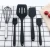 Import Soft silicone spatula utensil set safe Silicone kitchen utensils Set For Home or Picnic from China