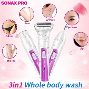 SONAX PRO 8866 Lady Electric Shaver Professional Lady Epilator 3 in 1