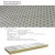 Import Sound absorbing roof wall Sandwich panel - Galvanized Fiber glass rock/Glass rock wool noise reduction of architectural space from China