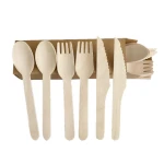 spoon fork knife 24 sets wooden knife and fork