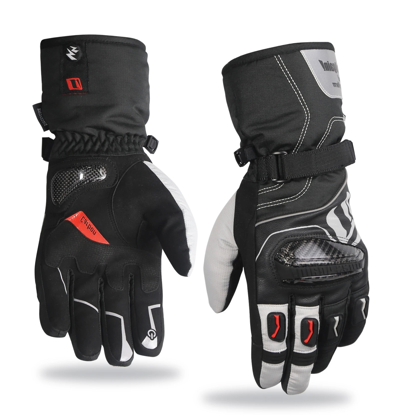 Sport Waterproof Anti Slip Touchscreen Full Finger Car Riding Cycling Motorcycle Racing Gloves